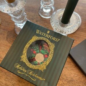 Waterford Vtg. Glass  Holiday Ornament 4 Doves-12 Day Of Christmas w OriginalBox